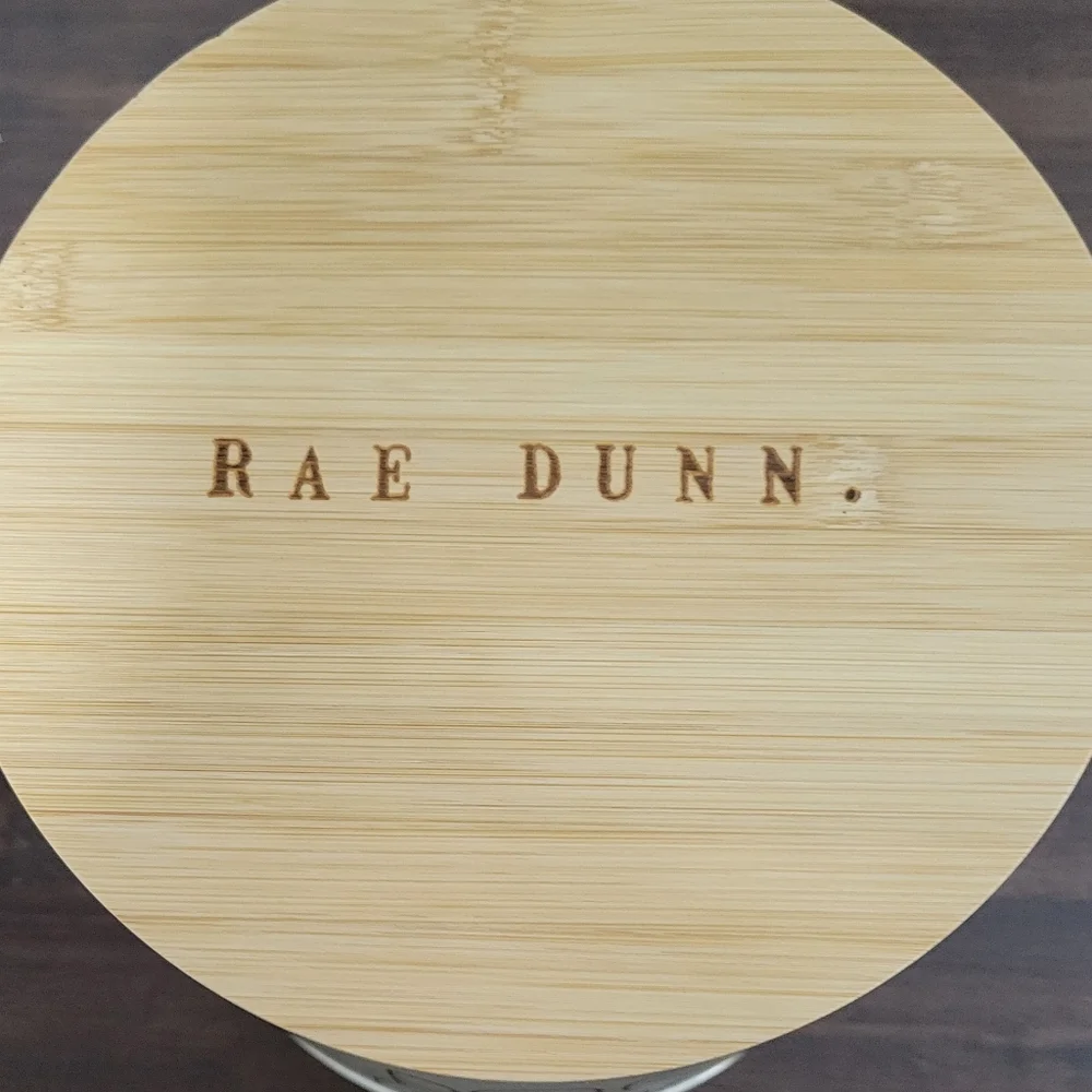 Rae Dunn Tin Dog Food Storage Container - Picture 2 of 2